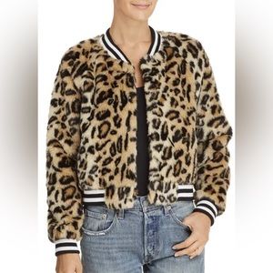 Jack by BB Dakota Cheetah Print Cropped Bomber